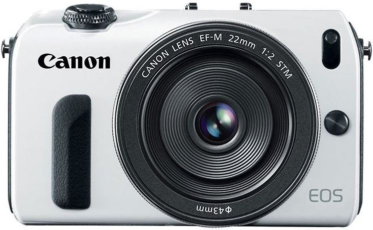 Canon EOS M en EF-M 18-55 en EF-M 22MM wit