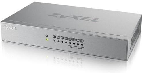 ZyXEL 8-Port Desktop Gigabit Ethernet Switch - metal housing Dimension GS-108S V2 8p 10/100/1000