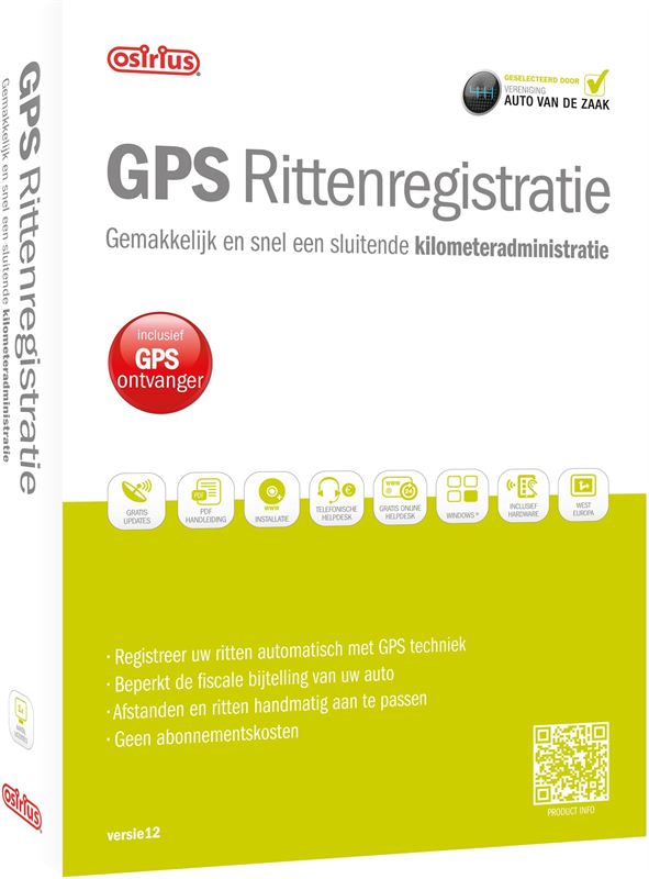 Osirius , GPS Rittenregistratie 12 (West Europa