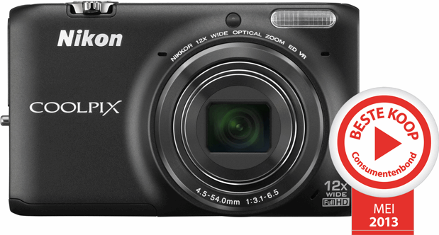 Nikon COOLPIX S6500 zwart