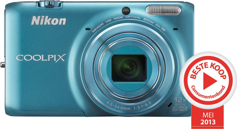 Nikon COOLPIX S6500 blauw