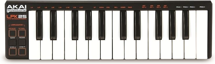 Akai LPK25 midi-keyboard