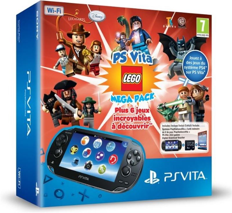 Sony PlayStation Vita WiFi + LEGO Mega Pack Voucher + 16GB Memory Card