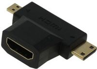 Out of the Box HDMI Adapter T-Stuk HDMI naar Mini-HDMI / Micro-HDMI HDMI Adapter T-Stuk HDMI naar Mini-HDMI / Micro-HDMI