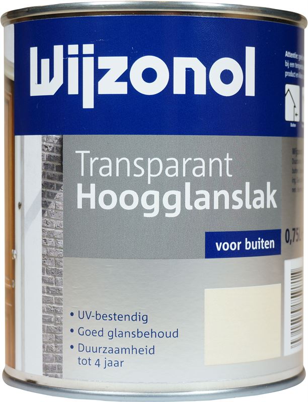 Extreem belangrijk vlees Vete Wijzonol Transparant Hoogglanslak - 0,75l - RAL 3155 - Whitewash | Prijzen  vergelijken | Kieskeurig.nl