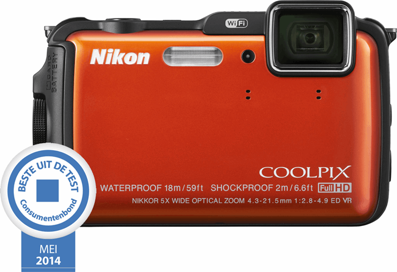 Nikon COOLPIX AW120 oranje