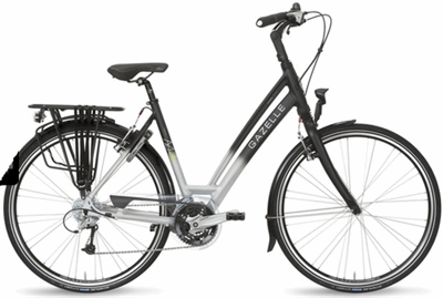 Gazelle Chamonix T27 (dames/2015) zilver, zwart / 49 cm, 53 cm, 57 cm, 61 cm dames fietsen kopen? | Archief | Kieskeurig.nl | helpt je kiezen