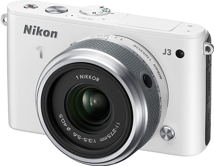Nikon 1 J3 systeemcamera + 11-27.5mm wit
