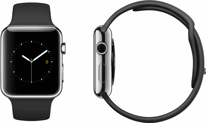 Apple Watch zwart