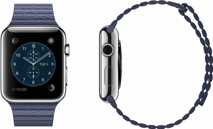 Apple Watch blauw