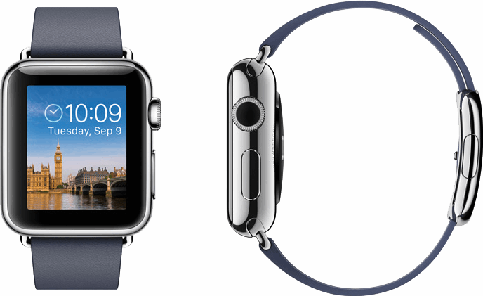 Apple Watch blauw