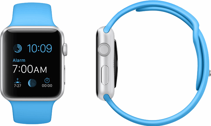 Apple Watch Sport blauw