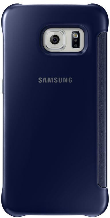 Samsung Clear View Cover Black Galaxy S6 Edge