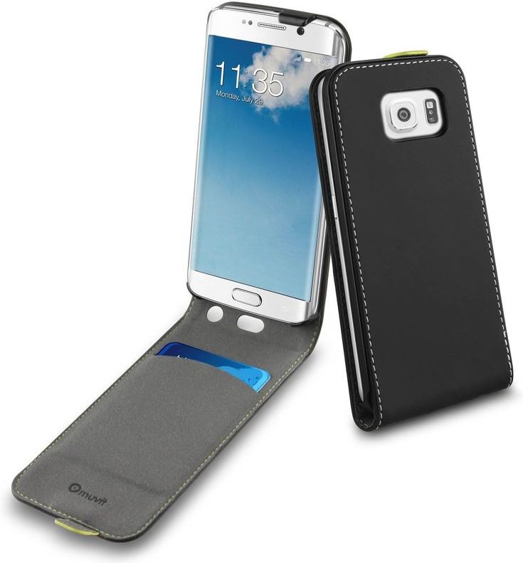 muvit Slim Case Samsung Galaxy S6 edge Zwart