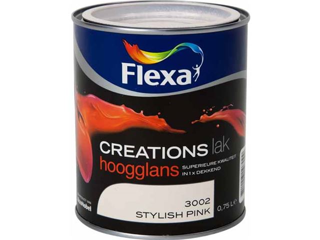 Samenhangend nauwkeurig Schijnen FLEXA Creations - Lak Hoogglans - 3002 - Stylish Pink - 750 ml | Prijzen  vergelijken | Kieskeurig.nl