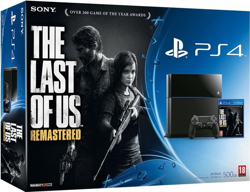 Sony PlayStation 4 500GB 500GB / zwart / The Last of Us Remastered