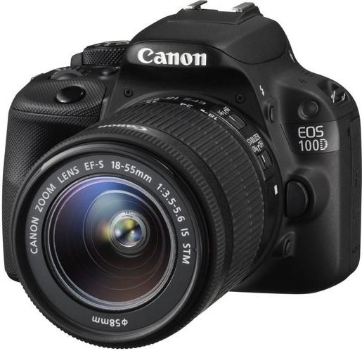 Canon EOS 100D + EF-S 18-55mm + EF 40mm zwart