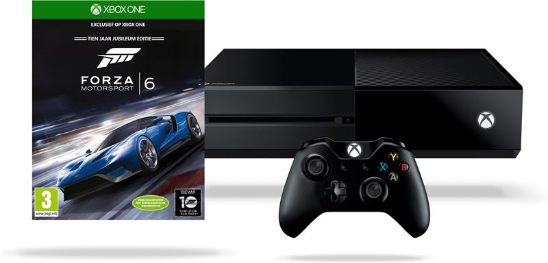 Microsoft Aktie - Xbox One Console 500GB + 1 Wireless Controller + Forza Motorsport 6