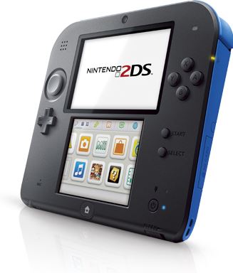 Nintendo 2DS zwart, blauw