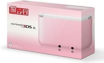 Nintendo 3DS XL wit, roze