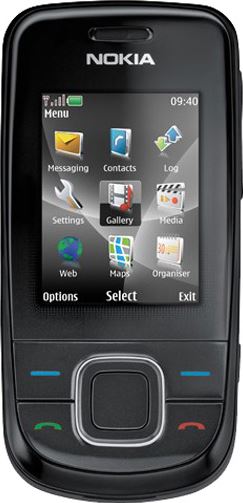 Nokia 3600 slide Charcoal zwart