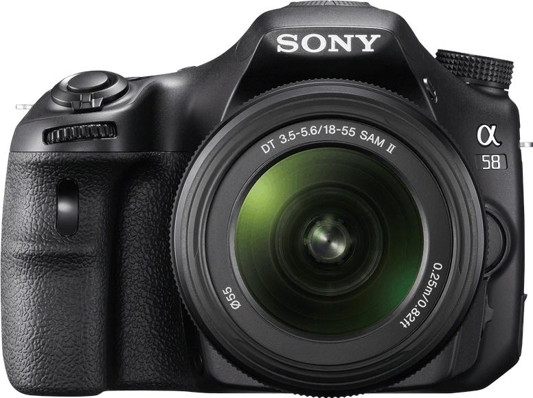 Sony α SLT-A58 + DT 18-55mm zwart