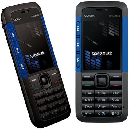 Nokia 5130 zwart, blauw