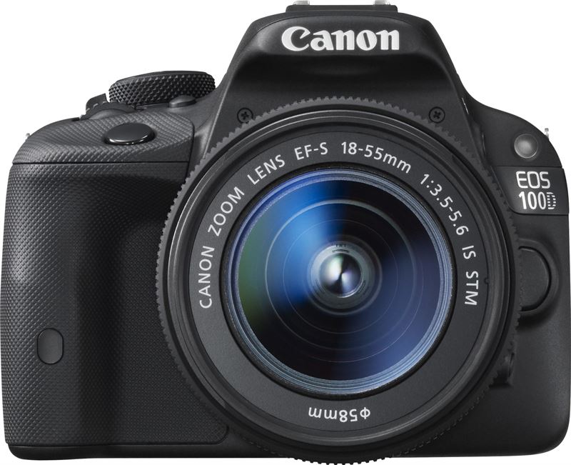 Canon EOS 100D + 18-55mm IS STM + 55-250mm STM zwart