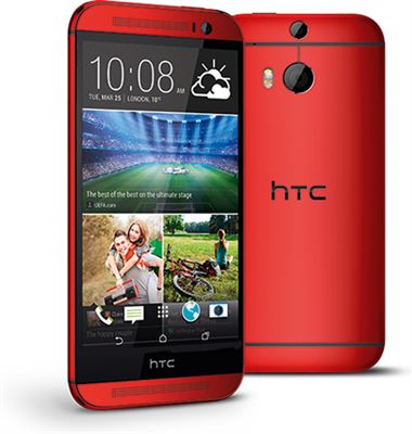 Terminal ongebruikt muziek HTC One (M8) 16 GB / rood smartphone kopen? | Archief | Kieskeurig.nl |  helpt je kiezen