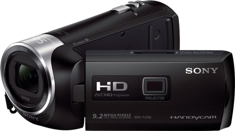 Sony HDR-PJ240E Videorecorders zwart