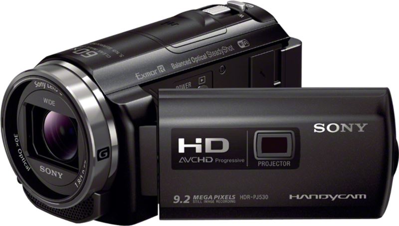 Sony HDR-PJ530E HD-Camera zwart