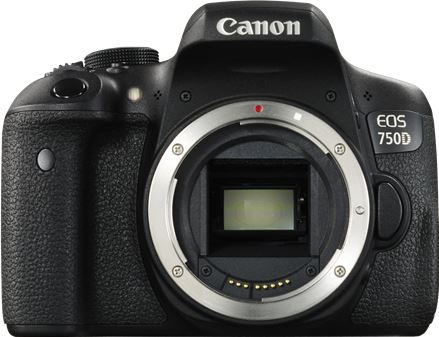 Canon EOS 750D zwart