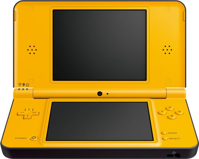 Nintendo DSi XL geel