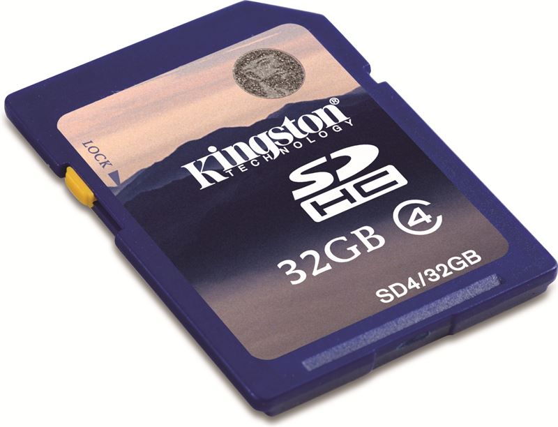Kingston 32GB SDHC Card