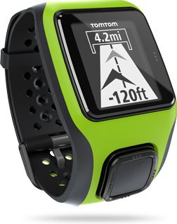 TomTom Multi-Sport GPS-sporthorloge zwart, groen