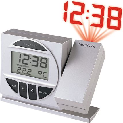 technoline Radio Controlled Alarm Clock with Projection