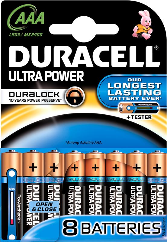 Duracell 8x LR03 AAA