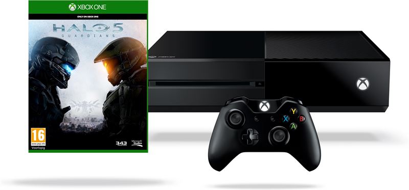 Microsoft Aktie - Xbox One Console 500GB + 1 Wireless Controller + Halo 5