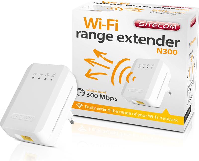 rietje wagon Makkelijk te begrijpen Sitecom WLX-1000 N300 Wi-Fi Range Extender | Specificaties | Archief |  Kieskeurig.nl