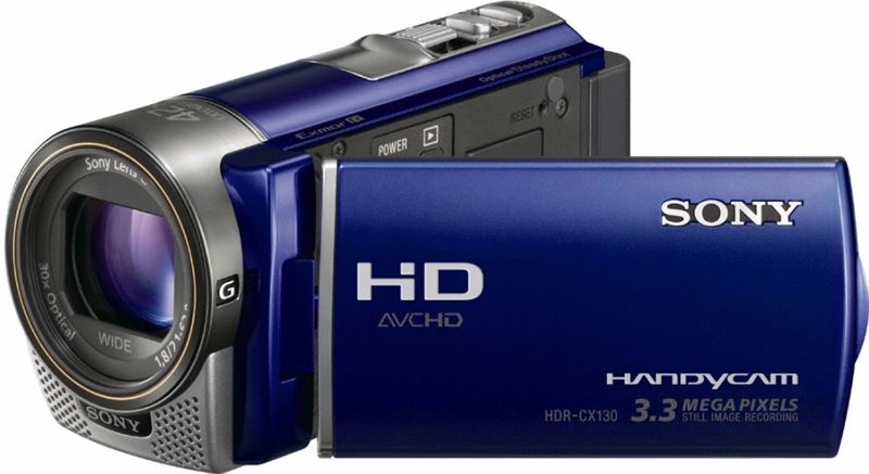 Sony HDR-CX130EL blauw
