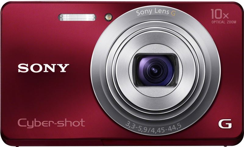 Sony Cyber-shot W DSC-W690 Digitale compactcamera rood