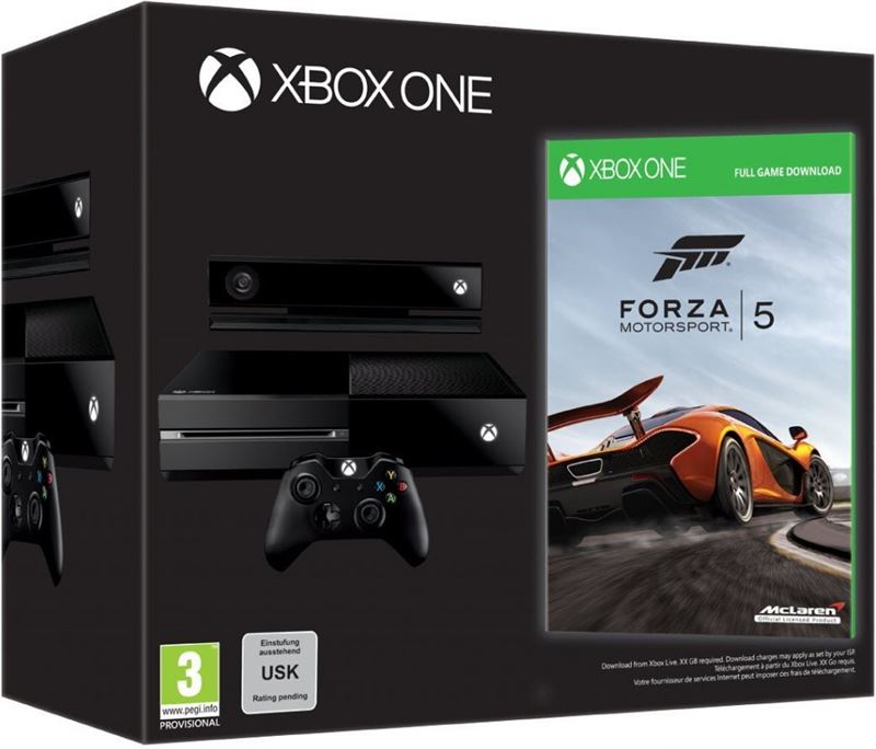 Microsoft Xbox One + Forza Motorsport 5 Bundle 500GB / zwart / Forza Motorsport 5