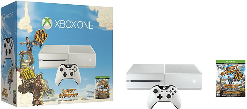 Microsoft Xbox One 500GB / wit / Sunset Overdrive