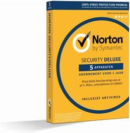 Norton Security Deluxe 3.0 (5 devices, 1 year) NL