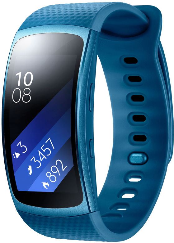 Samsung Gear Fit2 Blauw - S blauw