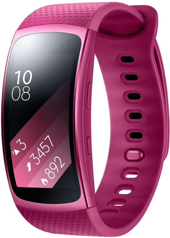 Samsung Gear Fit2 Roze - L roze