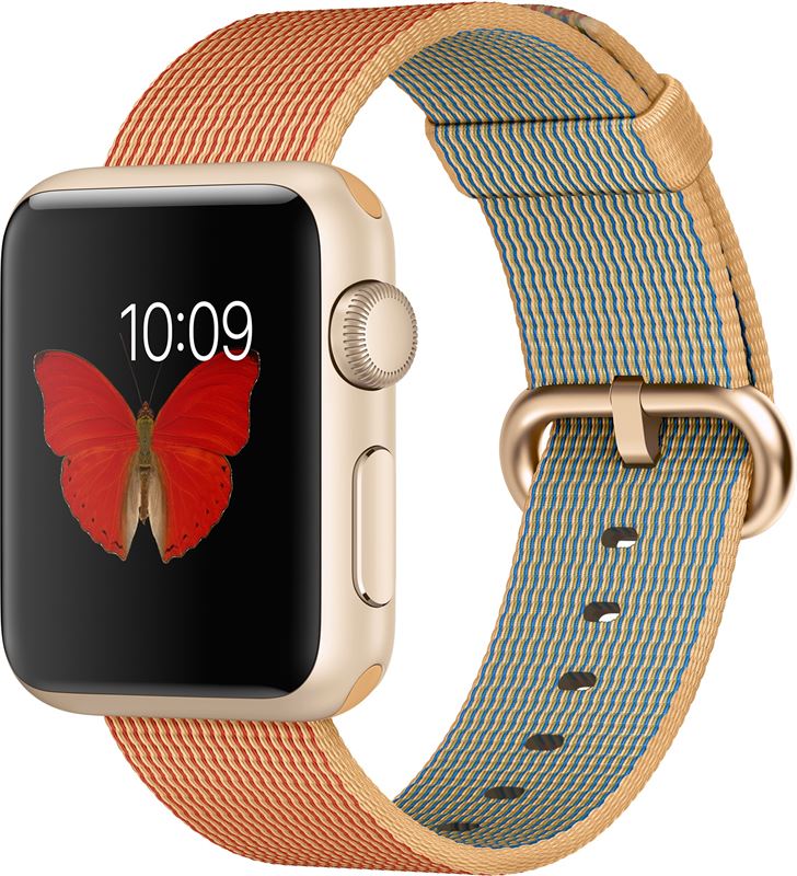 Apple Watch Sport rood, goud