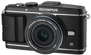 Olympus PEN E-P3 + M.ZUIKO 17mm zwart