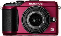 Olympus PEN E-PL2 + M.ZUIKO ED 14‑42mm rood