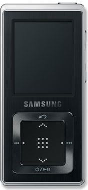 Samsung YP-Z5F 4GB Digital Audio Player, Black 4 GB